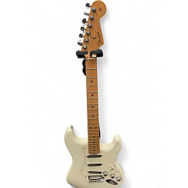 Used Fender Player Stratocaster Olympic White Solid Body Electric Guitar