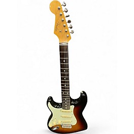 Used Fender STRATOCASTER LEFT HANDED 2 Color Sunburst Solid Body Electric Guitar