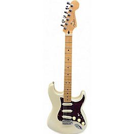Used Fender STRATOCASTER PLAYER PLUS Pearl White Solid Body Electric Guitar