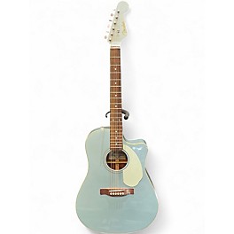 Used Fender Sonoran SCE Lake Placid Blue Acoustic Electric Guitar