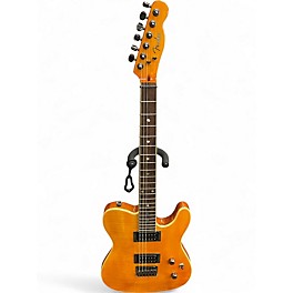 Used Fender Special Edition Custom Telecaster FMT HH Amber Solid Body Electric Guitar
