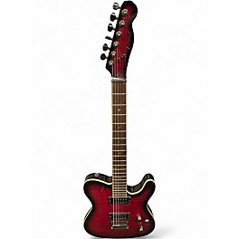 Used Fender Special Edition Custom Telecaster FMT HH Black Cherry Burst Solid Body Electric Guitar
