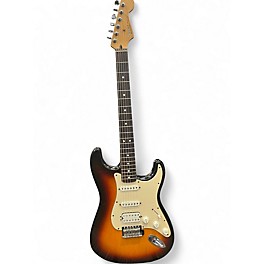 Used Fender Standard Stratocaster Ebony Solid Body Electric Guitar