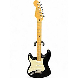 Used Fender Standard Stratocaster Left Handed BLACK Electric Guitar