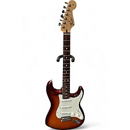 Used Fender Standard Stratocaster Plus Top Cherry Sunburst Solid Body Electric Guitar