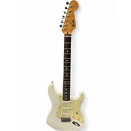 Used Fender Stratocaster White Solid Body Electric Guitar