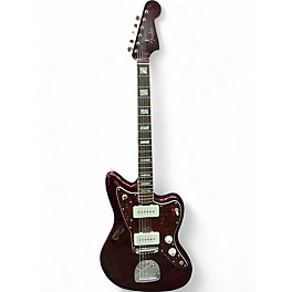Used Fender TROY VAN LEEUWEN JZMSTR RW OXBLD Maroon Solid Body Electric Guitar