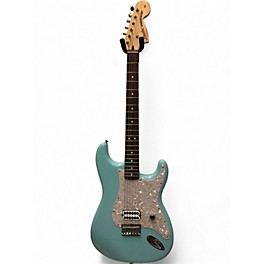 Used Fender Tom Delonge Stratocaster Daphne Blue Solid Body Electric Guitar