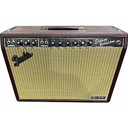 Used Fender Tone Master Deluxe Reverb Wine Red Guitar Combo Amp