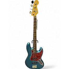 Used Fender Vintera 70s Jazz Bass Metallic Aqua Marine Electric Bass Guitar