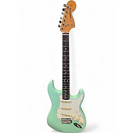 Used Fender Vintera 70s Stratocaster Surf Green Solid Body Electric Guitar