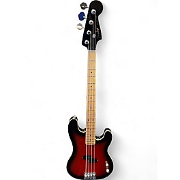 Used Fender aerodyne P 2 Tone Sunburst Electric Bass Guitar