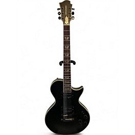 Used Fernandes MONTERY DELUXE Black Solid Body Electric Guitar