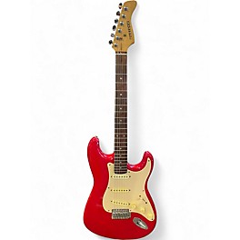 Used Fernandes SPECIAL STRATOCASTER RED Solid Body Electric Guitar