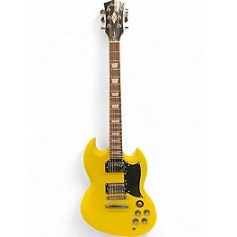 Used Firefly Classic Yellow Solid Body Electric Guitar