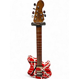Used Firefly FF EHV red stripe Solid Body Electric Guitar