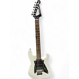 Used Floyd Rose Discovery Series OT White Solid Body Electric Guitar