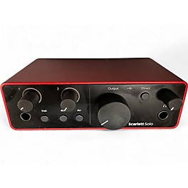 Used Focusrite SCARLETT SOLO GEN 4 Audio Interface