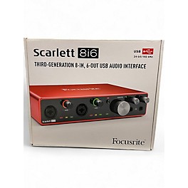 Used Focusrite Scarlett 8i6 Gen 3 Audio Interface