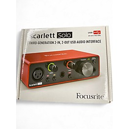Used Focusrite Scarlett Solo Audio Interface