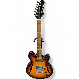 Used Fret-King ELISE Sunburst Hollow Body Electric Guitar