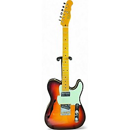 Used Fret-King Semi-tone Sunburst Hollow Body Electric Guitar