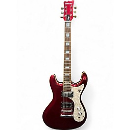 Used Fullerton MOVIBE HH Candy Apple Red Solid Body Electric Guitar