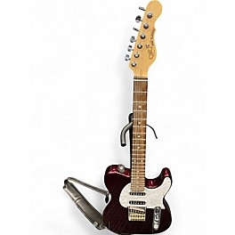 Used G&L ASAT Classic Thinline Crimson Red Trans Hollow Body Electric Guitar