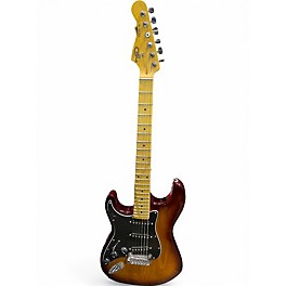 Used G&L S500 Left Handed 2 Color Sunburst Electric Guitar