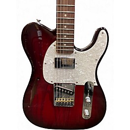 Used G&L Tribute ASAT Classic Thinline Trans Red Hollow Body Electric Guitar