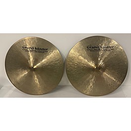 Used Used GRAND MASTER 14in AUTHENTIC PAIR Cymbal