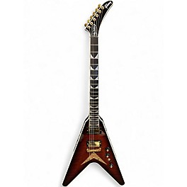 Used Gibson CUSTOM SHOP DAVE MUSTANE FLYING V RED AMBER BURST Solid Body Electric Guitar