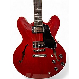 Used Gibson ES-335 Cherry Red Hollow Body Electric Guitar