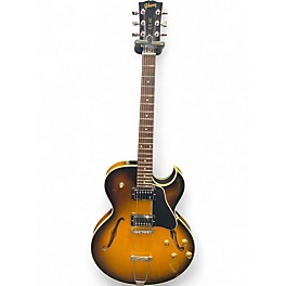 Used Gibson ES135 Vintage Sunburst Hollow Body Electric Guitar