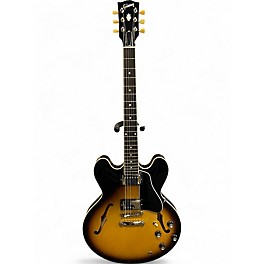 Used Gibson ES335 2 Color Sunburst Hollow Body Electric Guitar