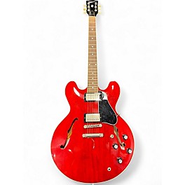 Used Gibson ES335 Cherry Hollow Body Electric Guitar