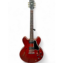 Used Gibson ES335 Custom Cherry Satin Hollow Body Electric Guitar