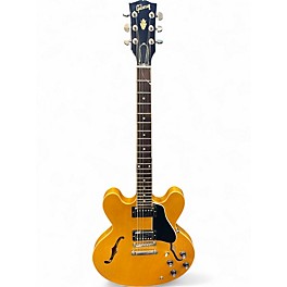 Used Gibson ES335 Dot Reissue Vintage Natural Hollow Body Electric Guitar