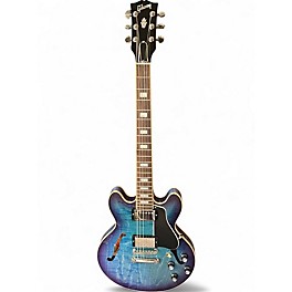 Used Gibson ES339 Blueberry Burst Hollow Body Electric Guitar