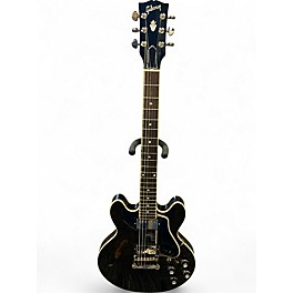 Used Gibson ES339 Trans Black Hollow Body Electric Guitar