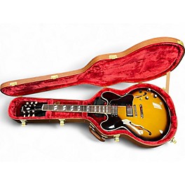 Used Gibson ES345 Tobacco Burst Hollow Body Electric Guitar