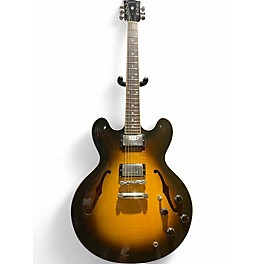 Used Gibson ESDTVSNH1 Custom Shop 335 Sunburst Hollow Body Electric Guitar