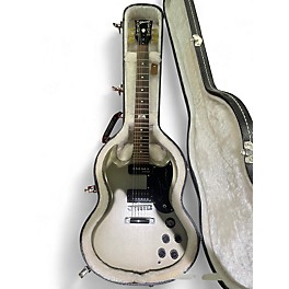 Used Gibson ETune Metallic Silver Solid Body Electric Guitar