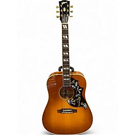 Used Gibson Hummingbird Vintage Sunburst Acoustic Electric Guitar