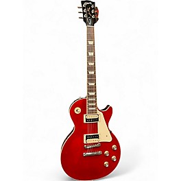 Used Gibson Les Paul Classic Transparent Cherry Solid Body Electric Guitar