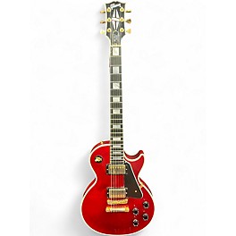 Used Gibson Les Paul Custom Gloss Wine Solid Body Electric Guitar