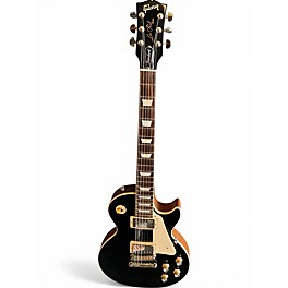 Used Gibson Les Paul Standard Black Solid Body Electric Guitar