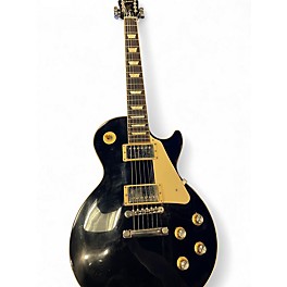 Used Gibson Les Paul Standard Black Solid Body Electric Guitar