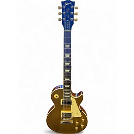 Used Gibson Les Paul Standard Gold Top Solid Body Electric Guitar