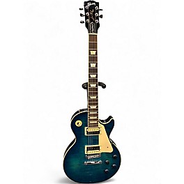 Used Gibson Les Paul Traditional Pro V Flame Top Ocean Water Perimeter Solid Body Electric Guitar
